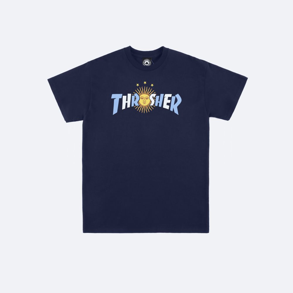Футболка Thrasher Argentina Estrella T-Shirt (navy)