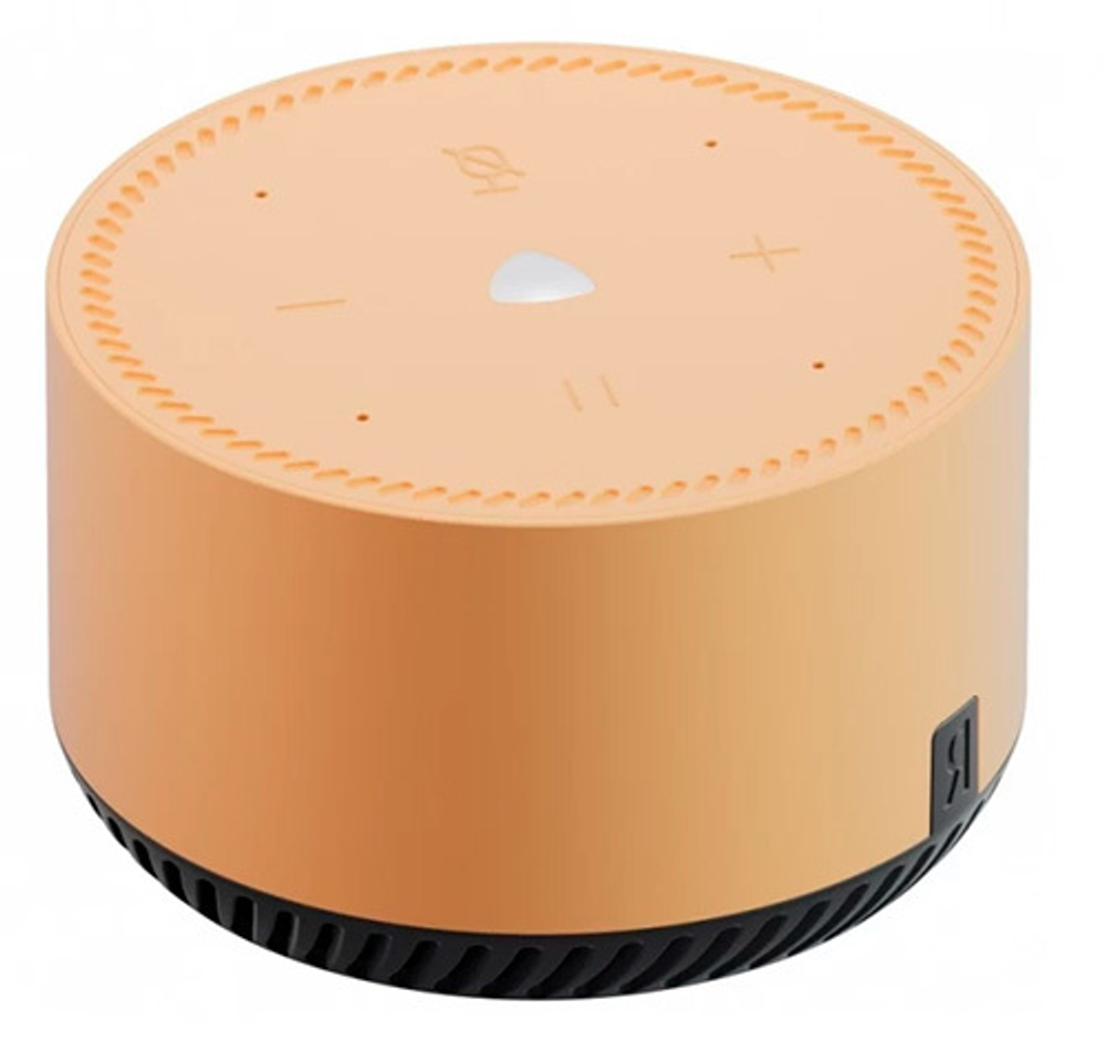 Умная колонка Yandex Станция Лайт Алиса бежевый 5W 1.0 BT 10м (YNDX-00025B)