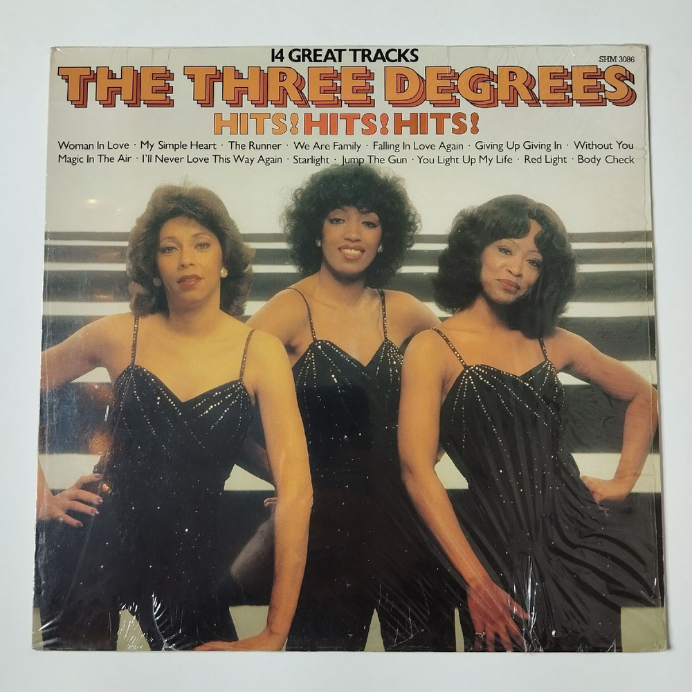 Винтажная виниловая пластинка LP The Three Degrees Hits (Germany 1981)