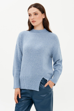 23364 Свитер женский (голубой)