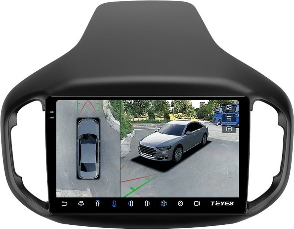 Магнитола для Chery Tiggo 7 2016-2020 - Teyes CC3-2K-360 на Android 10, 2K QLED, 6Гб+128Гб, CarPlay, 4G SIM-слот, 4 камеры в комплекте