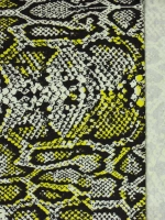 Футболка для девочки оверсайз, принт питон