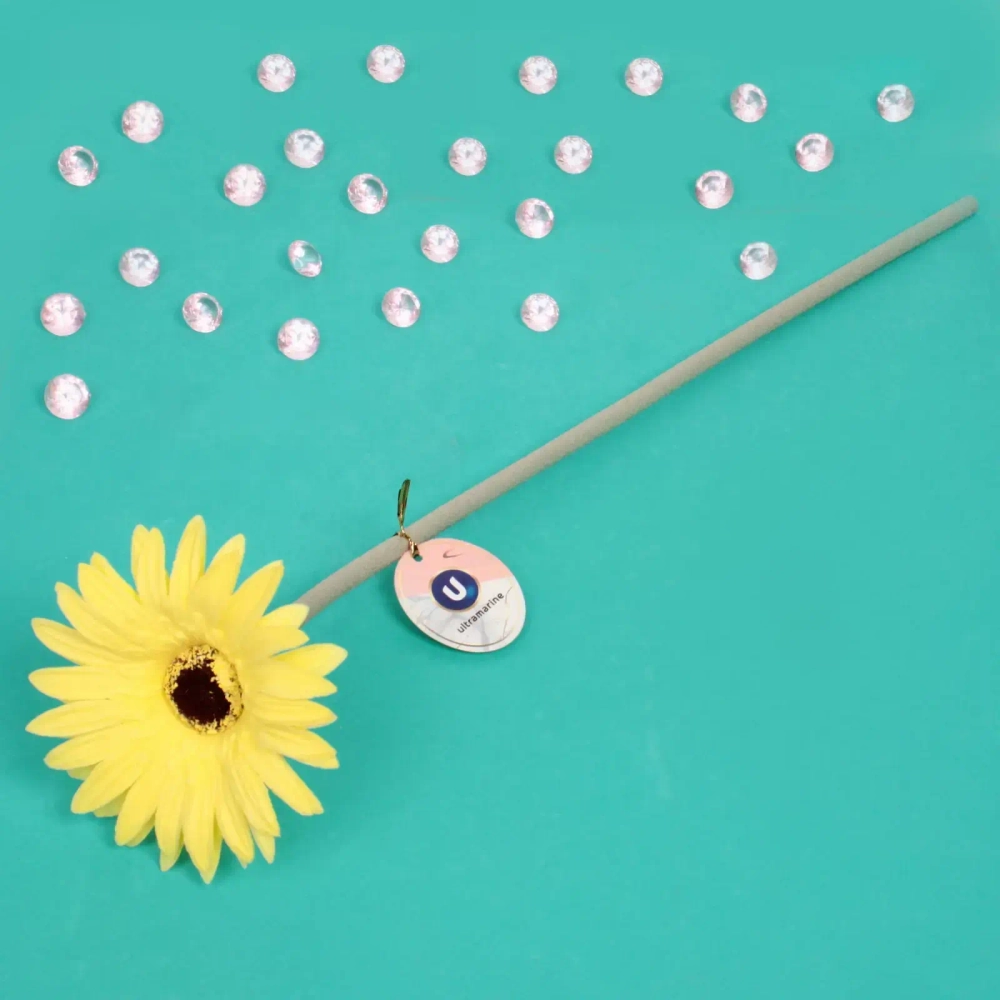 Цветок искусственный «Natur» 55см Гербера цвет желтый