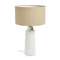Mijal Керамическая настольная лампа с белой отделкой