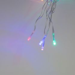 ULD-C1515-100-DTA MULTI IP20 Занавес светодиодный. 1.5х1.5м. 100 светодиодов. Разноцветный свет. Провод прозрачный. TM Uniel