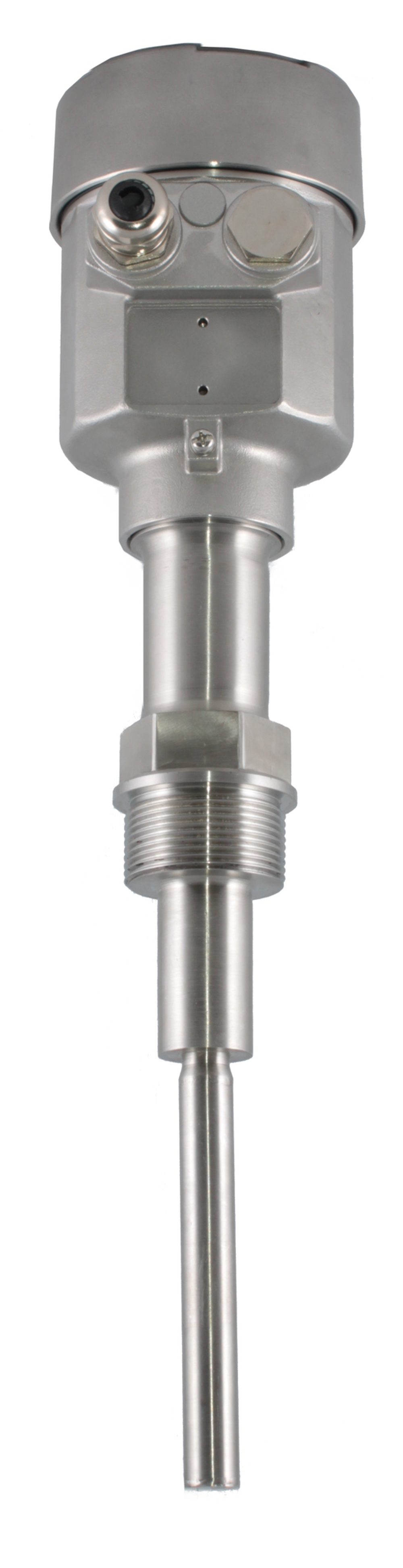 Вибрационный датчик уровня сыпучих материалов INNOLEVEL в корпусе из нерж. стали, одноштыревое исполнение, взрывозащ. ТР ТС 012/2011, -40 +150 С, Pmax=16 bar, 22-265 VAC - 20-46 VDC