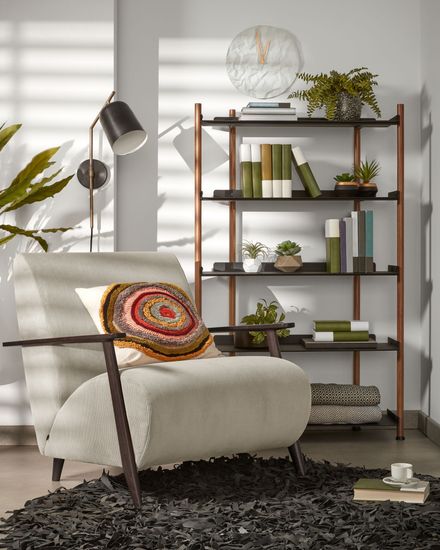 Кресло Marthan бежевое вельветовое Испания Lа Forma