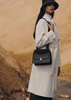 POLENE СУМКА NUMERO SEPT, ЧЕРНЫЙ