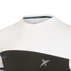 Мужское теннисное поло Drop Shot Anacor JMD T-Shirt Men - Black, White