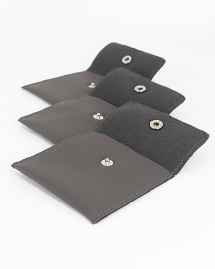 Мешочек плоский с кнопкой, 80х80 мм, 10 штук