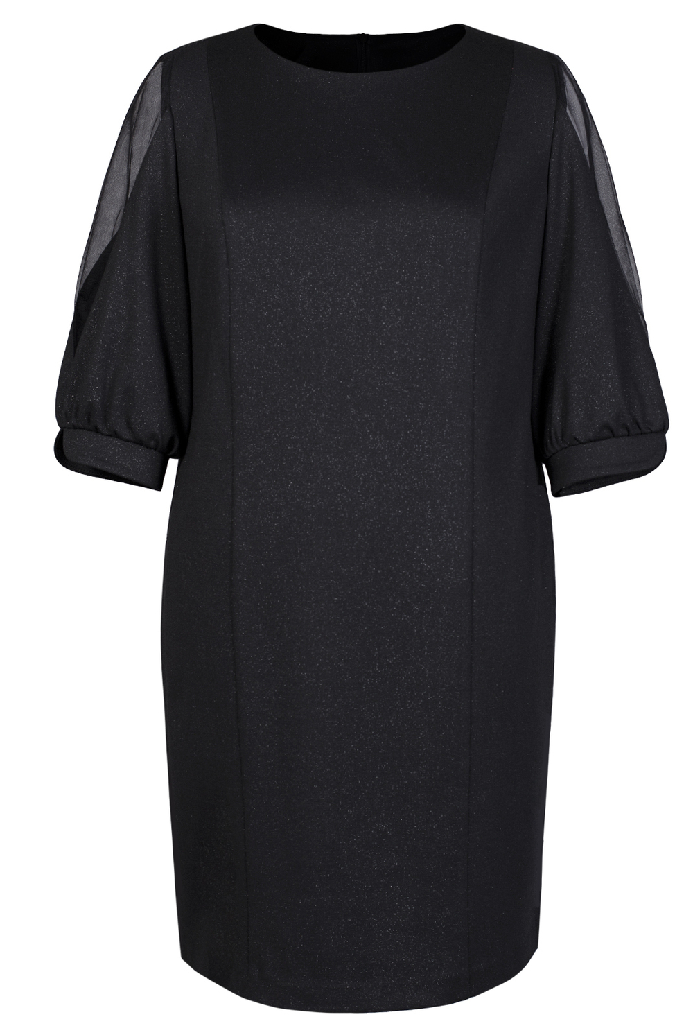 Платье женское 3898ЛП, блеск черный #359БЧ053898ЛП