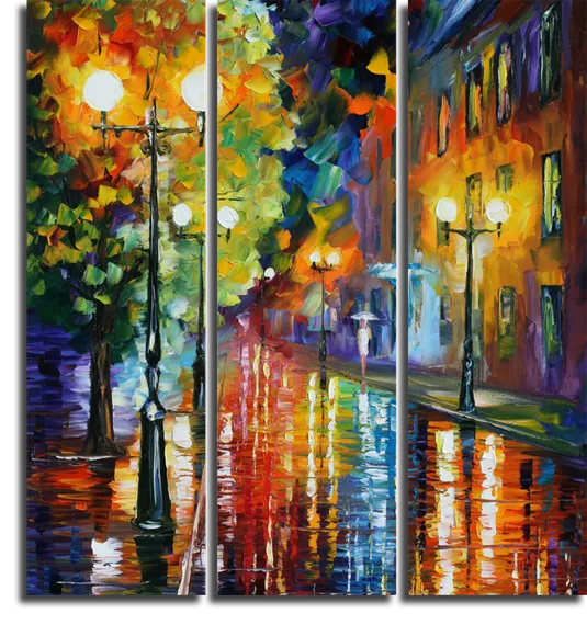 Модульная картина "Переплетенный город"