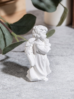 Набор статуэток ангелочки 4 штуки и аромакамень Пион