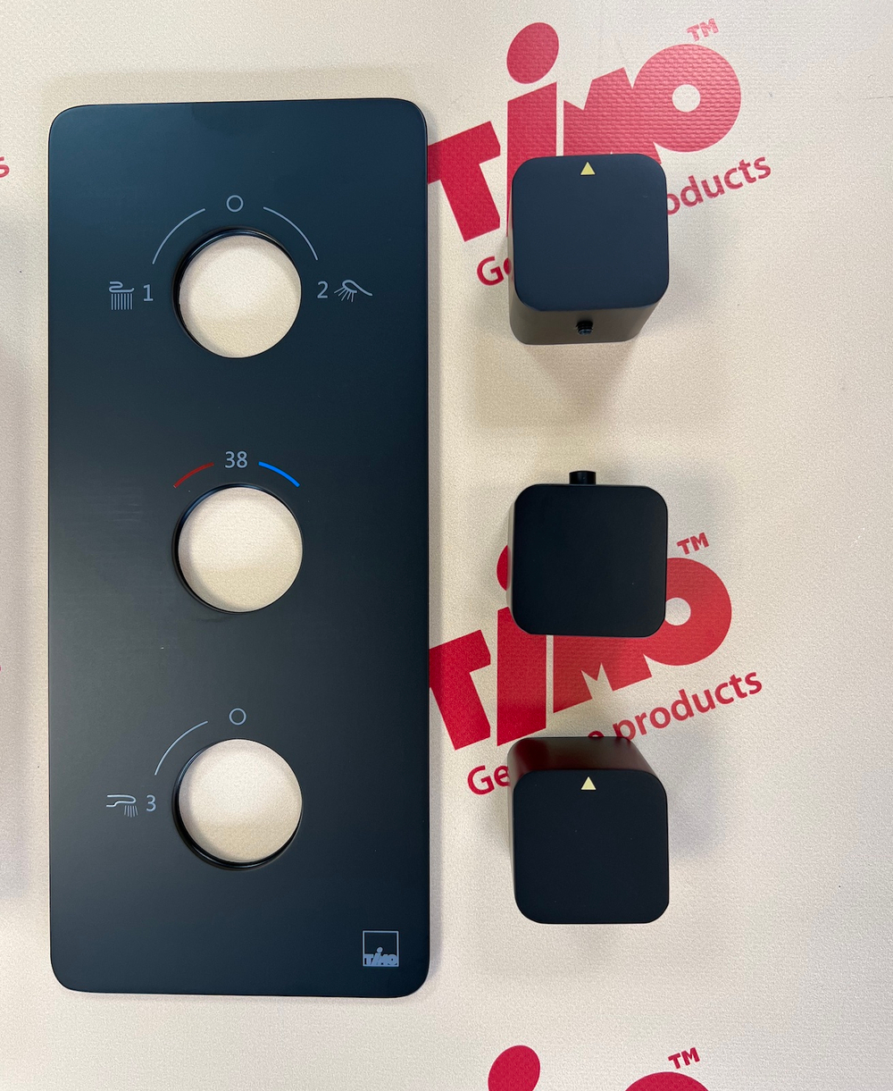 Душевая система встроенная с термостатом Petruma SX-5049/03SM Черный