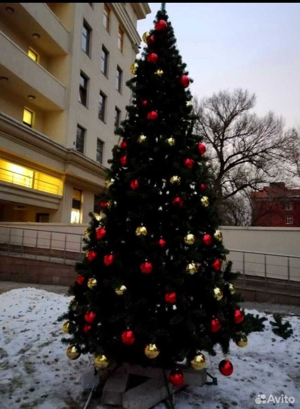 Уличная елка ствольная "Альпийская" (пвх) от 3 до 22 м