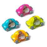 Точилка пластиковая Yalong "Машинка", 1 отверстие, с контейнером, цвет ассорти, картонная упаковка