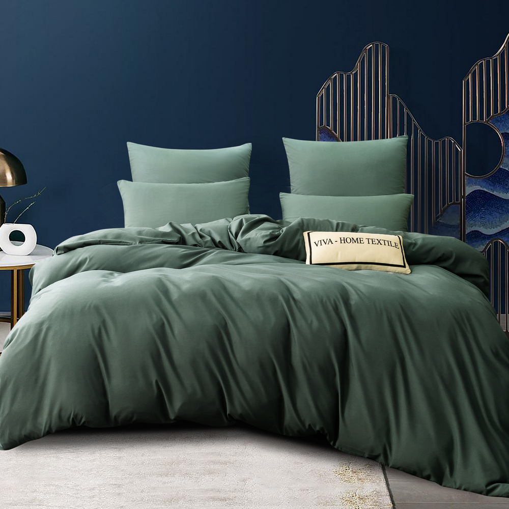 КПБ Однотонный Сатин CS046, Евро, 4 наволочки