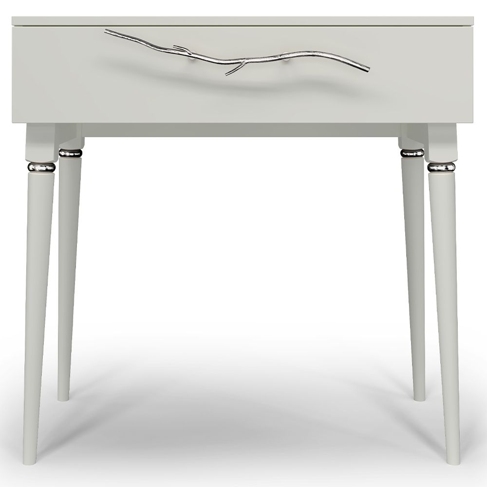 Консоль Арт Колор matte Классик Сильвер Белый опал матовый