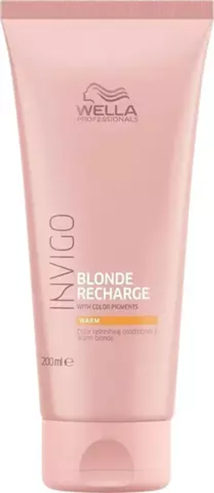 Wella Invigo Blonde Recharge Оттеночный бальзам-уход для теплых светлых оттенков 200 мл