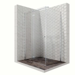 Душевой уголок Ambassador Diamond 12011107 80x120 стекло прозрачное/профиль хром