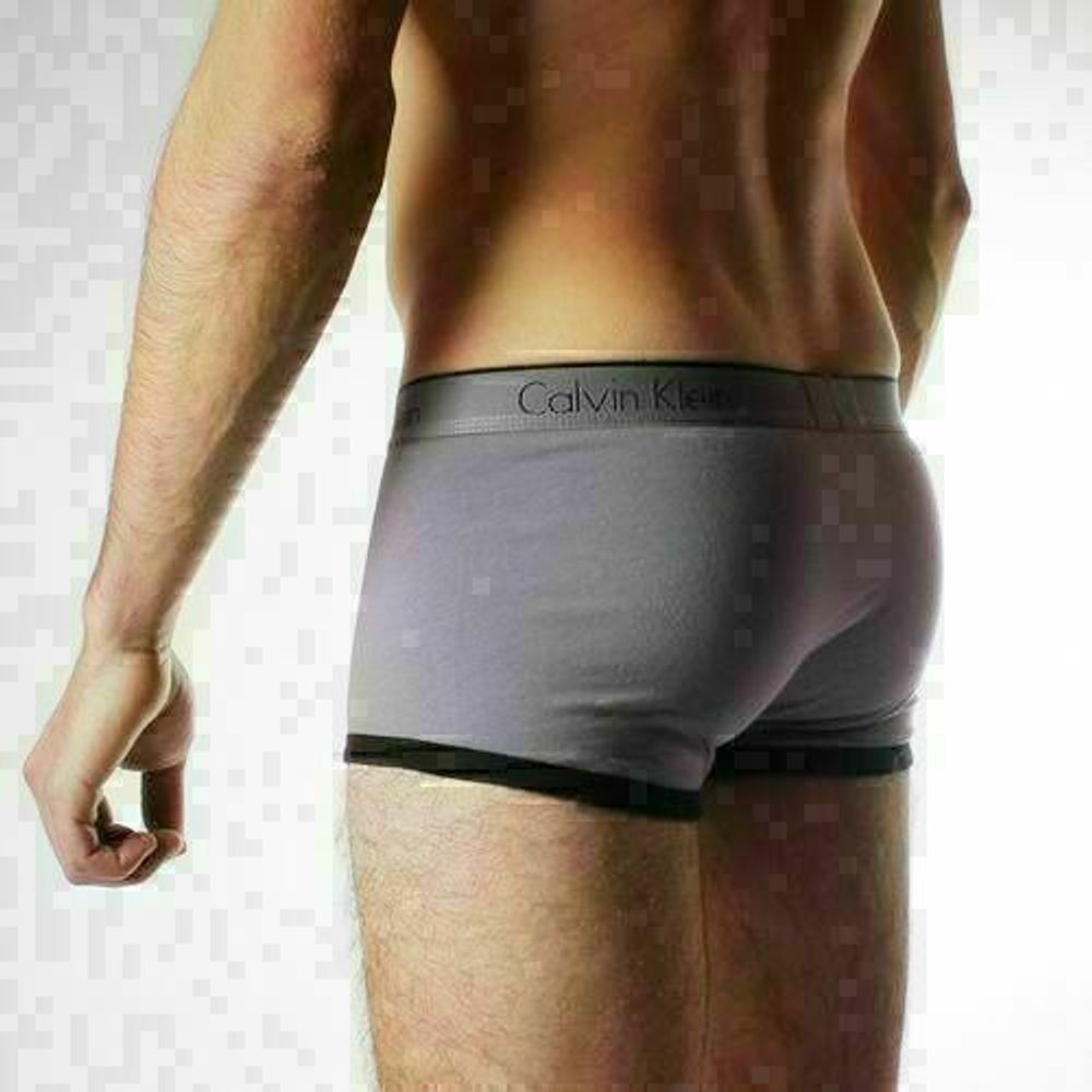 Мужские трусы боксеры серые Calvin Klein Boxer Grey