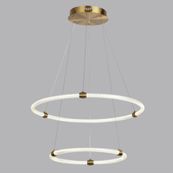 8010/50L LEDIO LN25 000 золото/прозрачный, металл/акрилл Подвесной светильник LED 50W 220V 4000K TWINKLE
