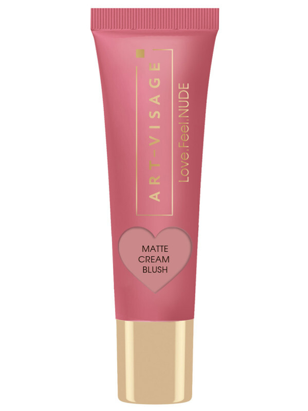 Art-Visage Румяна для лица Love.Feel.Nude, кремовые, матовые, тон №431, Холодный розовый, 12 мл