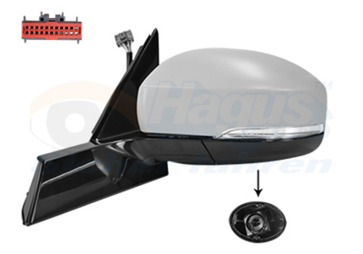 VAN WEZEL - 0262807-VAN - Exterior Mirror