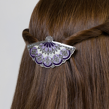 Заколка для волос Clara Bijoux Веер G44572 V/S