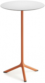 Стол ламинированный барный Scab Design Tripe, терракотовый, белый