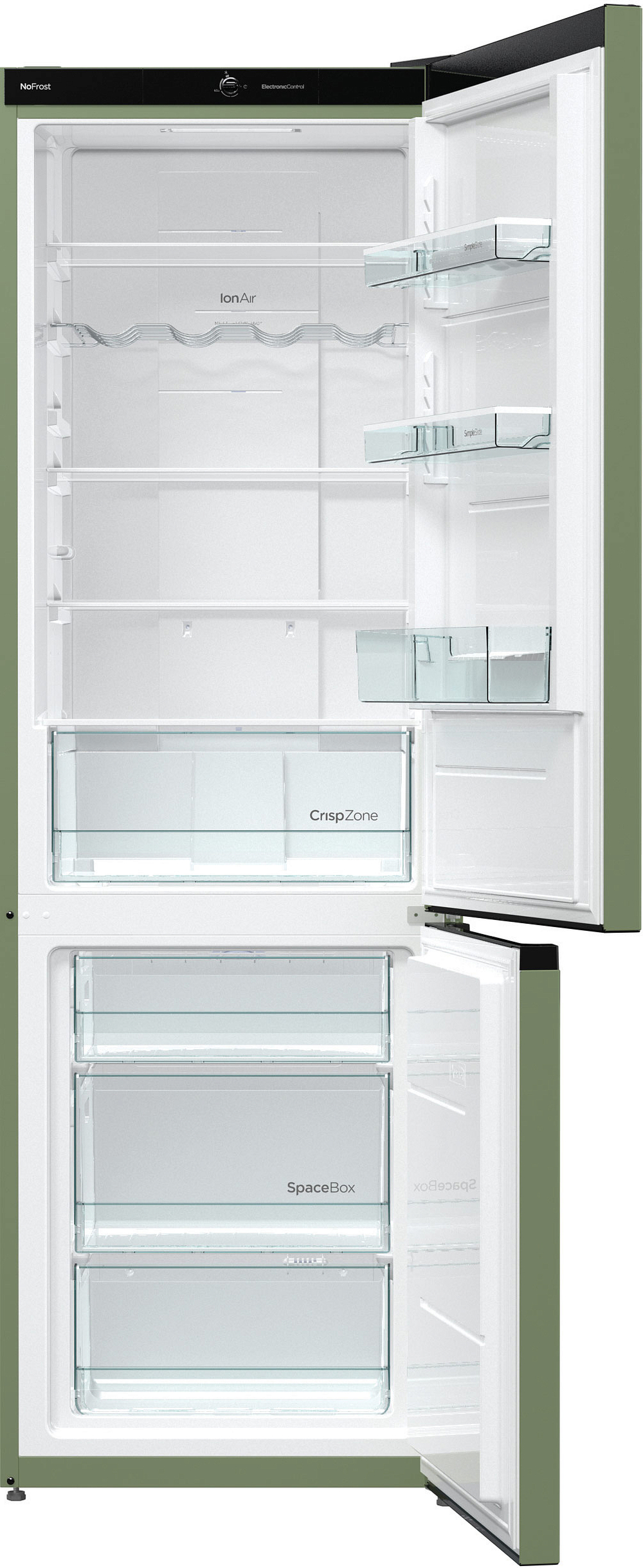 Отдельностоящий двухкамерный холодильник Gorenje NRK6192COL4