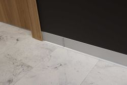 Плинтус алюминиевый Русский Профиль, 2500x12x60 мм