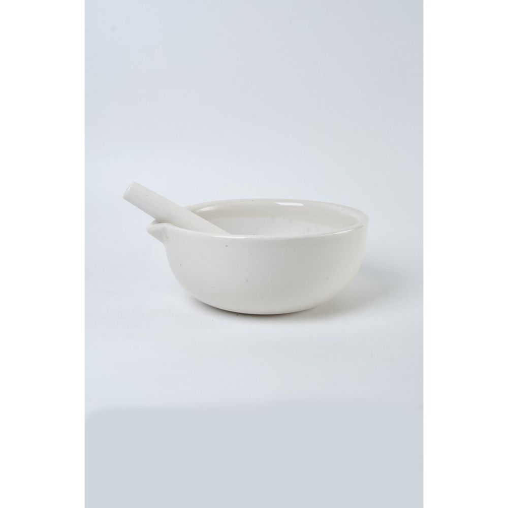 Ступка с пестиком фарфоровая, 2000 мл