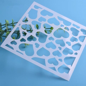 Трафарет  «Сердечки», 15 х 15 см