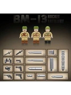 Конструктор Ракетная установка Катюша БМ13 731 дет 100240