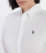 Льняное платье с ремешком LS KGSLY POLO RALPH LAUREN - белый(211943992)