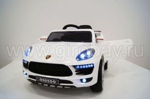 Детский электромобиль River Toys Porsche Macan O005OO VIP белый