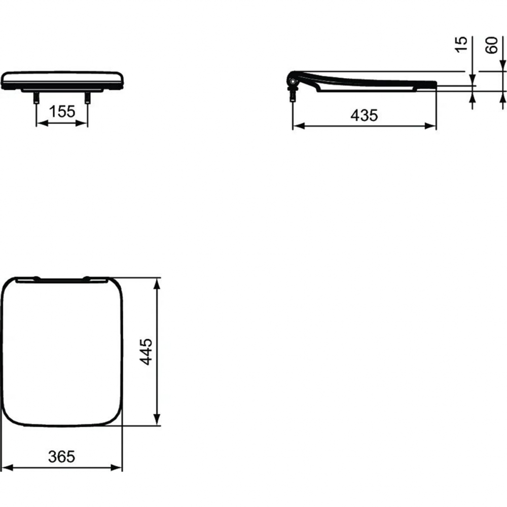 Сидение Ideal Standard STRADA II T360001