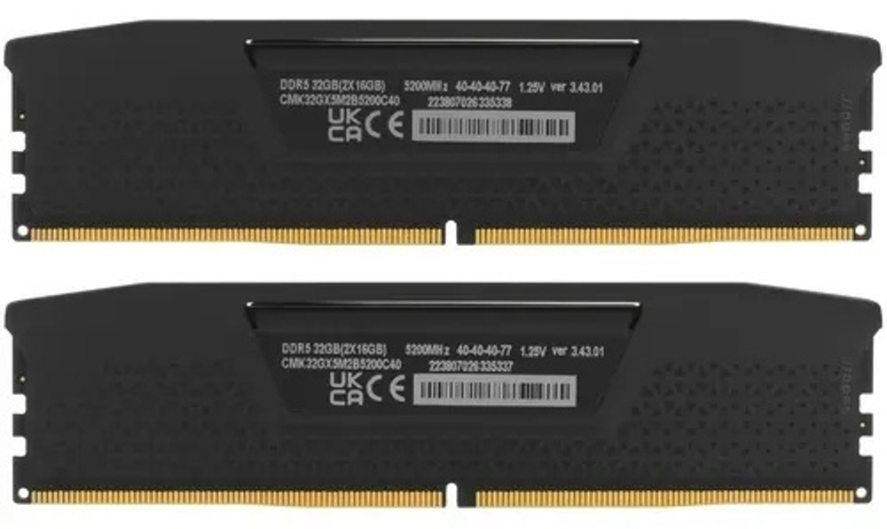 Оперативная память Corsair CMK32GX5M2B5200C40 32 Гб