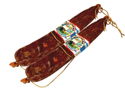 Колбаса рубленая сыровяленая "Закуска Дедушкин гостинец" Березовский МК