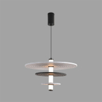 8295/11AL LEDIO черный/светло-серый/темно-серый, металл/фетр/акрил Подвес LED 11W 3000K 220V FELTA