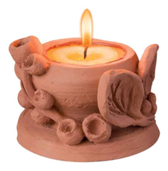 Гончар со свечами СВЕЧА ЛЕСНАЯ СКАЗКА
