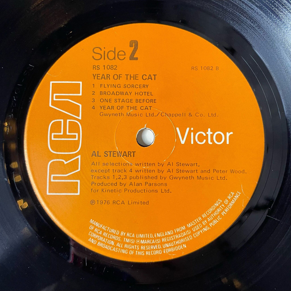 Винтажная виниловая пластинка LP Al Stewart Year Of The Cat (UK 1976)