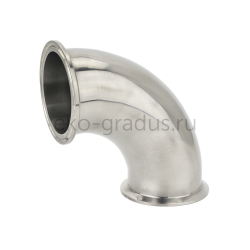 Отвод 90 градусов под кламп 3 дюйма