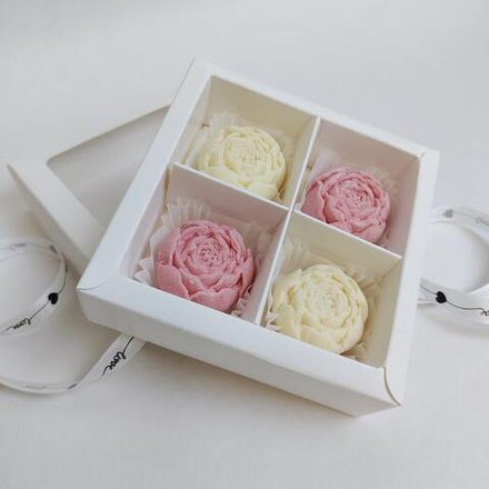 Бельгийский шоколад ручной работы "Пионы"