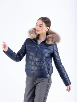Куртка женская из натуральной  кожи