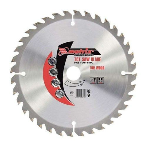 Пильный диск по дереву, 190 х 20мм, 48 зубьев, + кольцо, 16/20// MATRIX  Professional