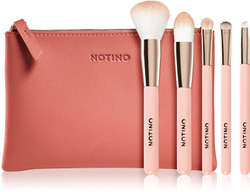 Notino Joy Collection Brush set with pouch - дорожный набор кистей с косметикой /   / GTIN 3760275385277