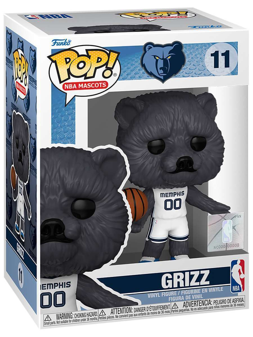 Фигурка Funko POP! NBA Mascots Memphis Grizz (11) 79629