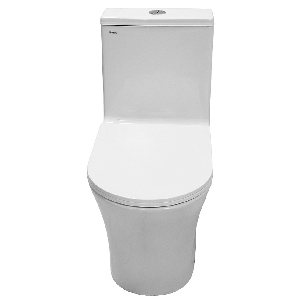 Унитаз-моноблок Azario Vally 690х360х760 напольный, слив "Торнадо", в комплекте с быстросъемным и сиденьем микролифт (AZ-80687)